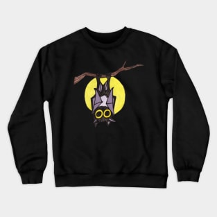 Cute Wide Eyed Bat Crewneck Sweatshirt